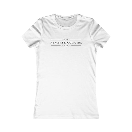 Reverse Cowgirl Graphic Tee for Women - Text Front