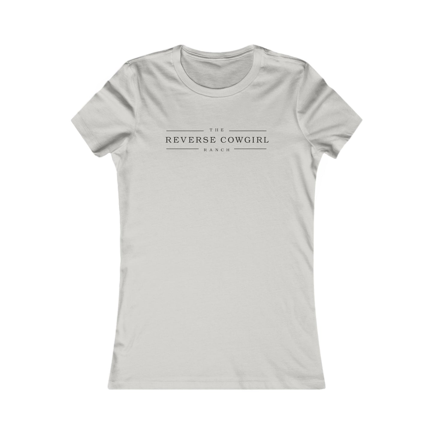 Reverse Cowgirl Graphic Tee for Women - Text Front