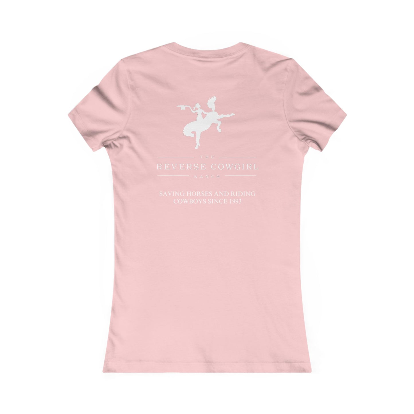 Reverse Cowgirl Ranch Women's Favorite Tee - Save A Horse