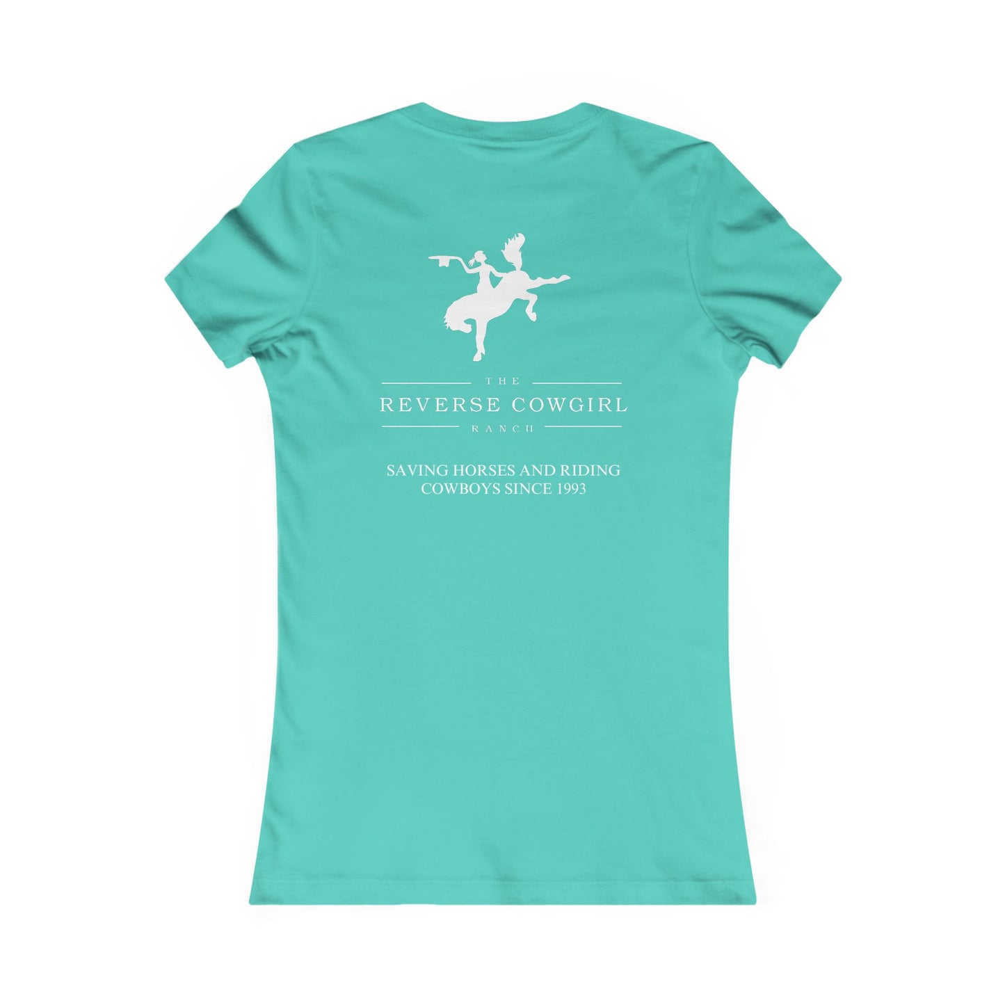 Reverse Cowgirl Ranch Women's Favorite Tee - Save A Horse