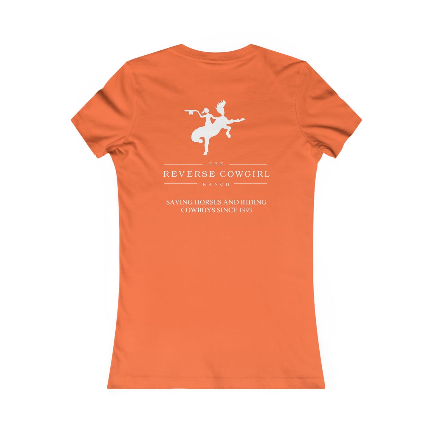 Reverse Cowgirl Ranch Women's Favorite Tee - Save A Horse