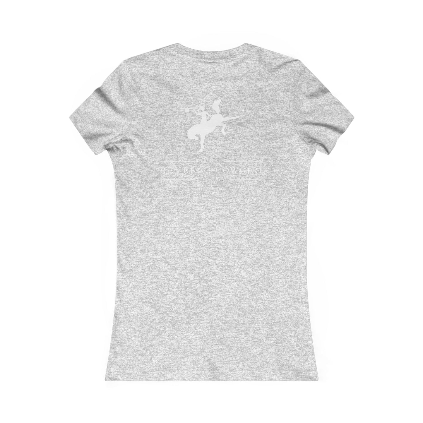 Reverse Cowgirl Ranch Women's Favorite Tee - Text Front