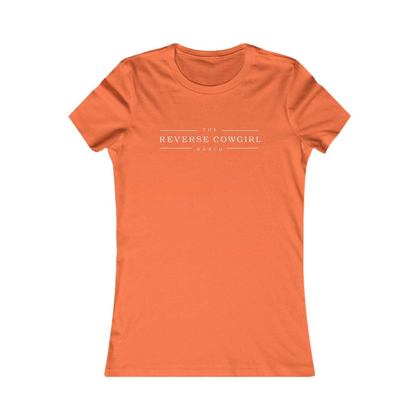 Reverse Cowgirl Ranch Women's Favorite Tee - Save A Horse