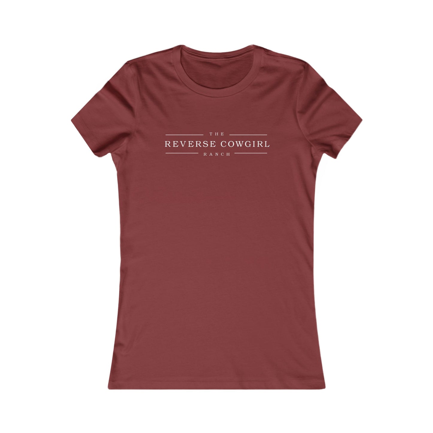 Reverse Cowgirl Ranch Women's Favorite Tee - Save A Horse