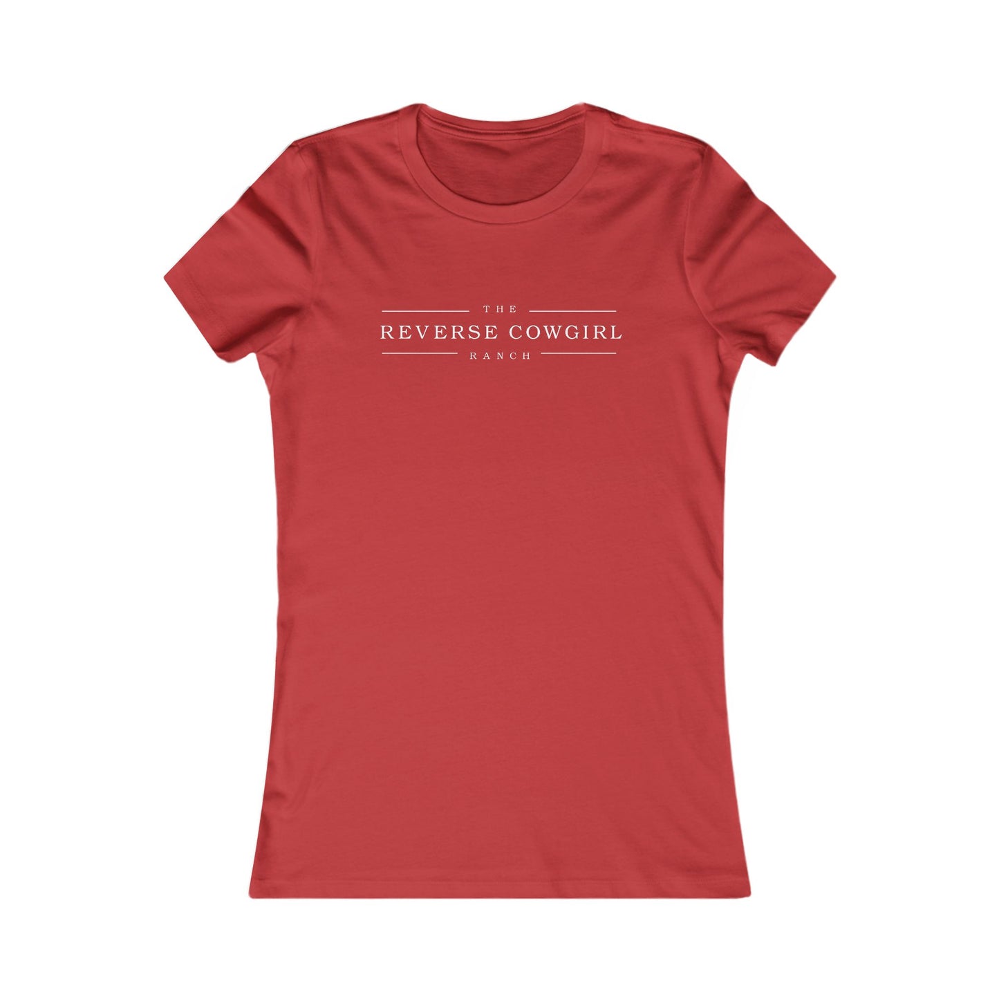 Reverse Cowgirl Ranch Women's Favorite Tee - Save A Horse