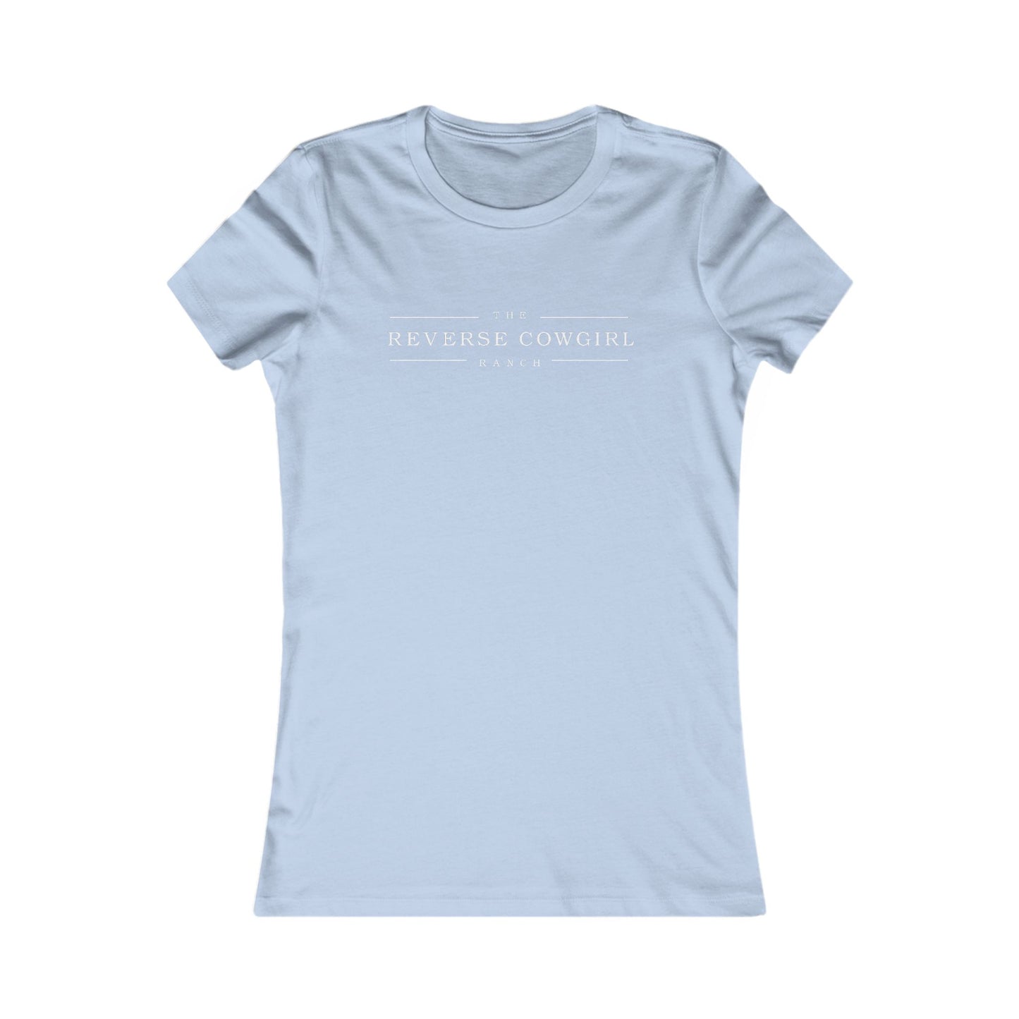 Reverse Cowgirl Ranch Women's Favorite Tee - Save A Horse