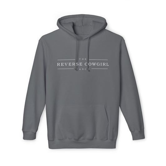 Reverse Cowgirl Ranch Unisex Hooded Premium Sweatshirt - Cozy Western Apparel