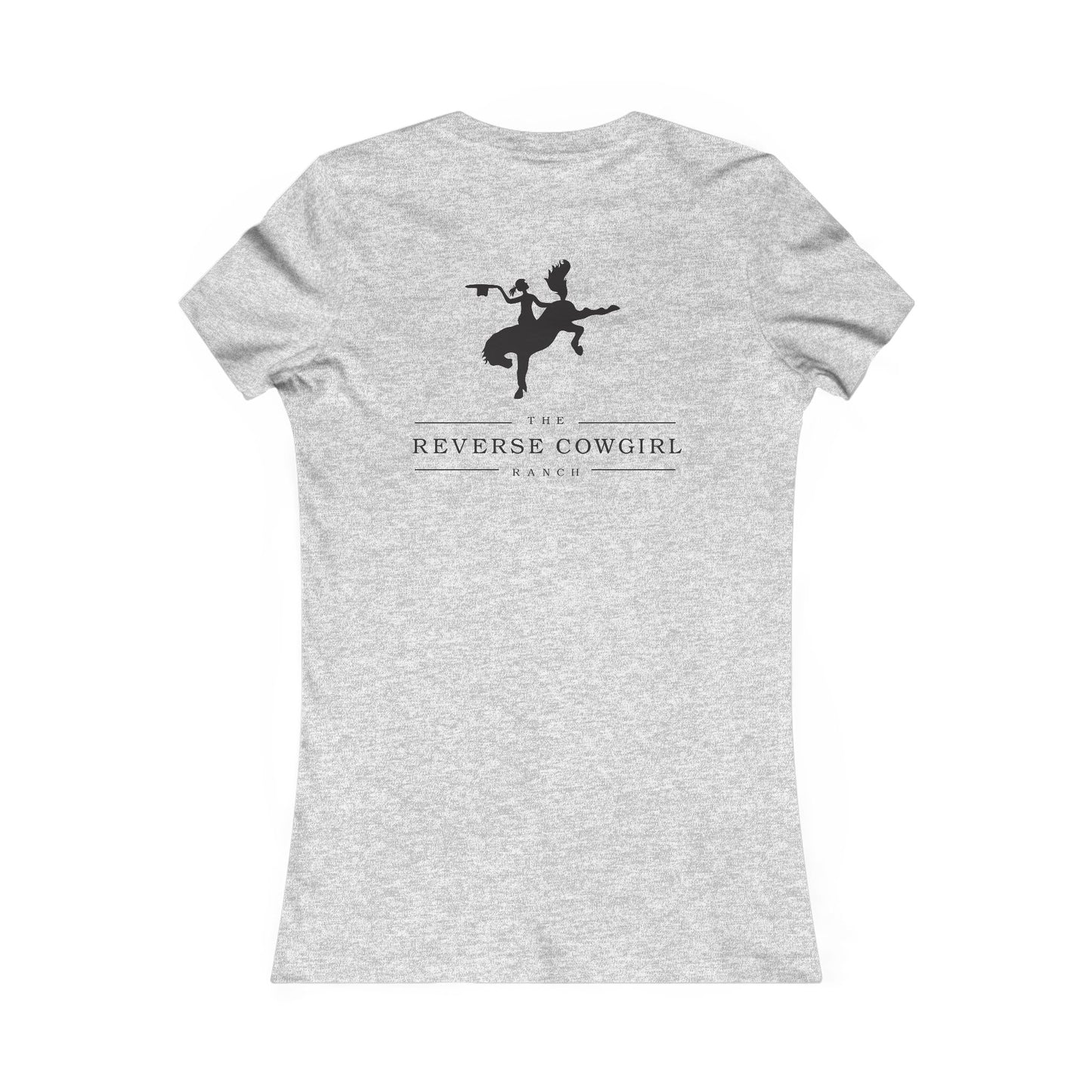 Reverse Cowgirl Women's Favorite Tee - Logo Front