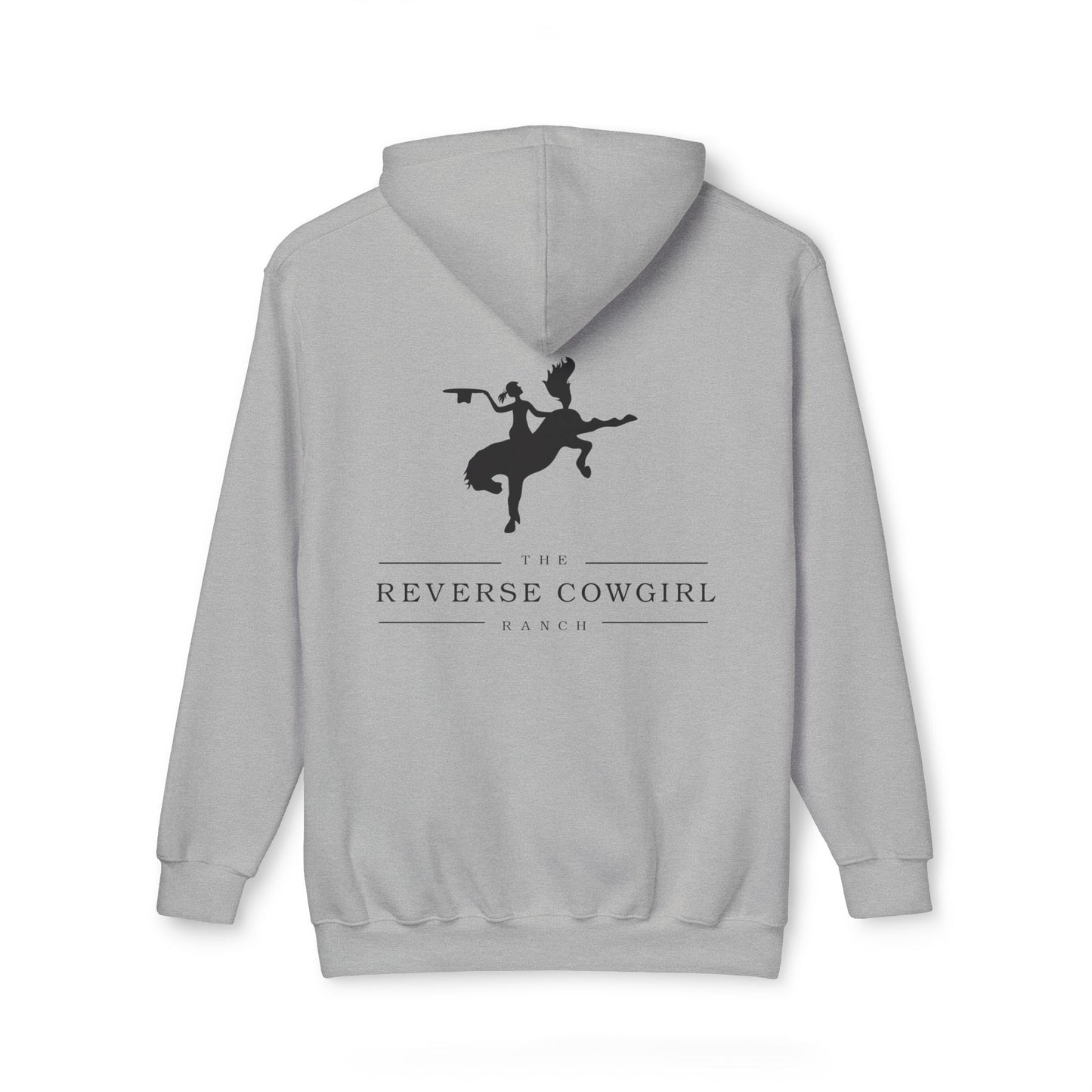 Unisex Reverse Cowgirl Hooded Premium Sweatshirt - Stylish and Comfortable