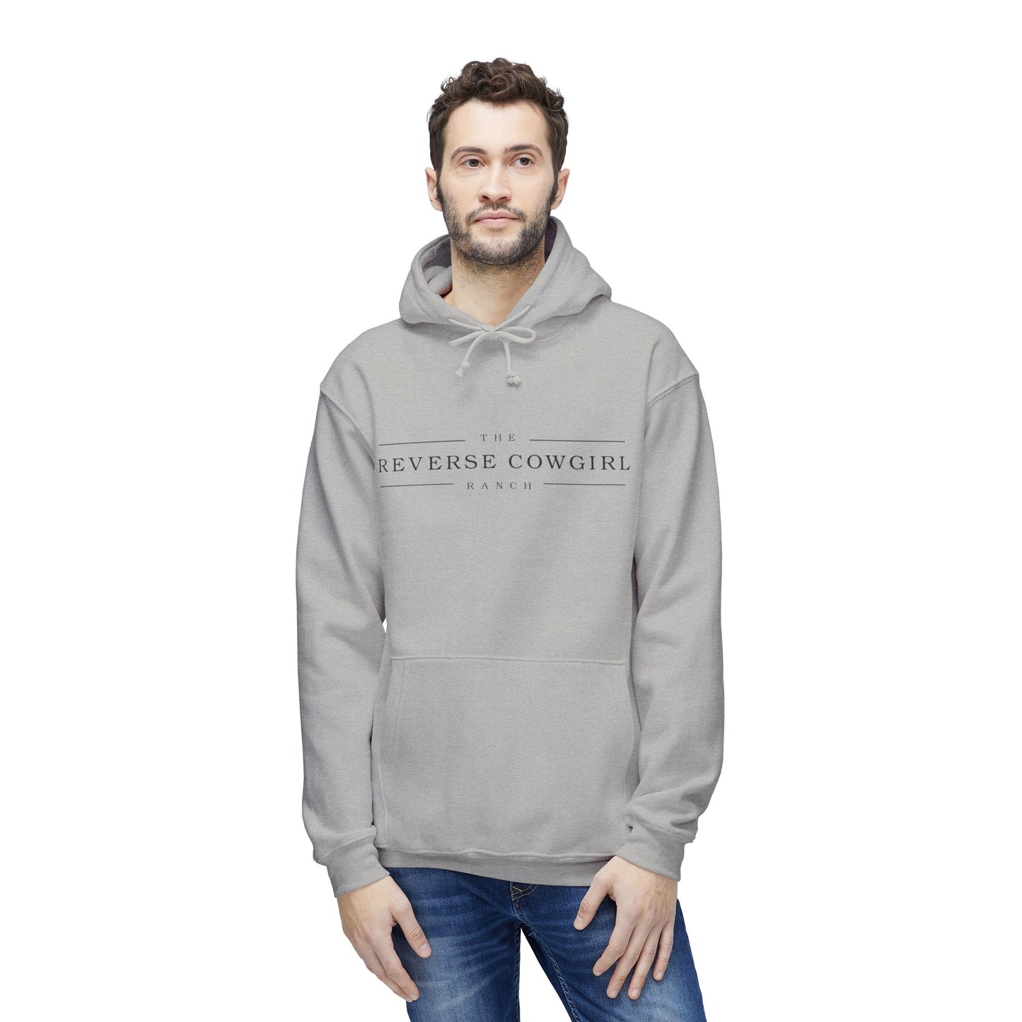 Unisex Reverse Cowgirl Hooded Premium Sweatshirt - Stylish and Comfortable