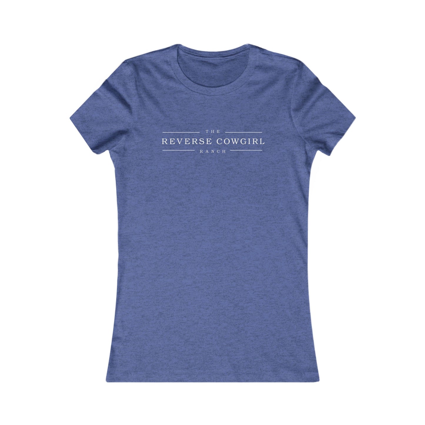 Reverse Cowgirl Ranch Women's Favorite Tee - Save A Horse