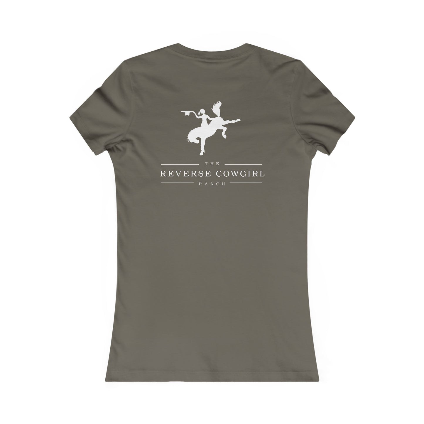 Reverse Cowgirl Women's Favorite Tee - Logo Front