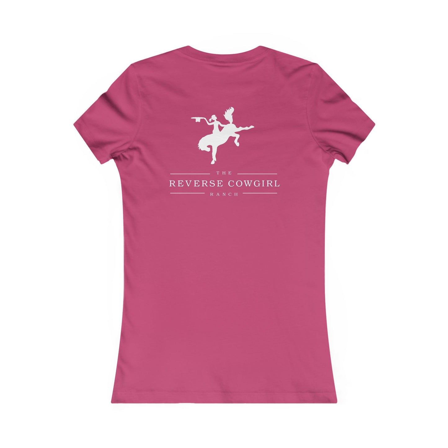 Reverse Cowgirl Women's Favorite Tee - Logo Front