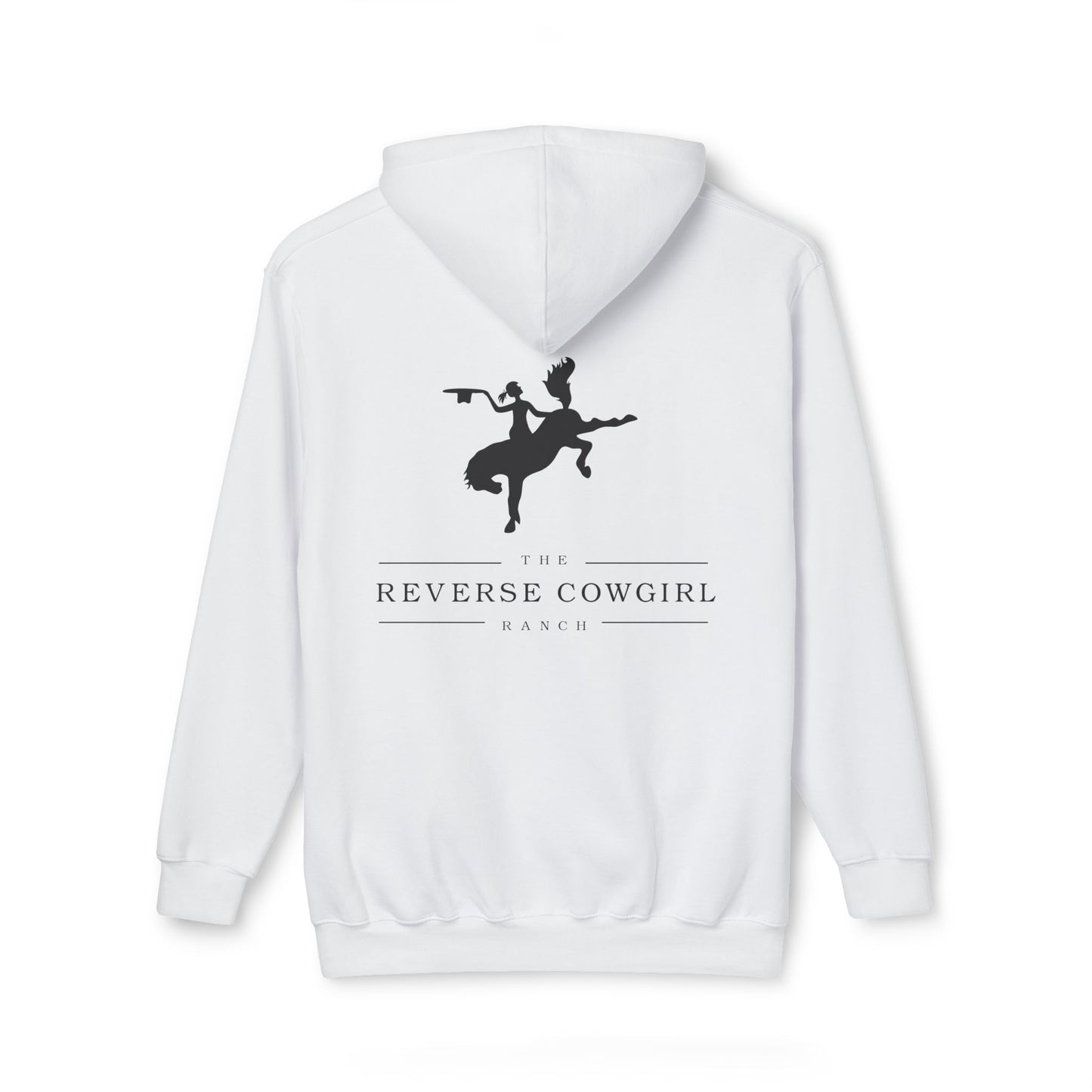 Unisex Reverse Cowgirl Hooded Premium Sweatshirt - Stylish and Comfortable