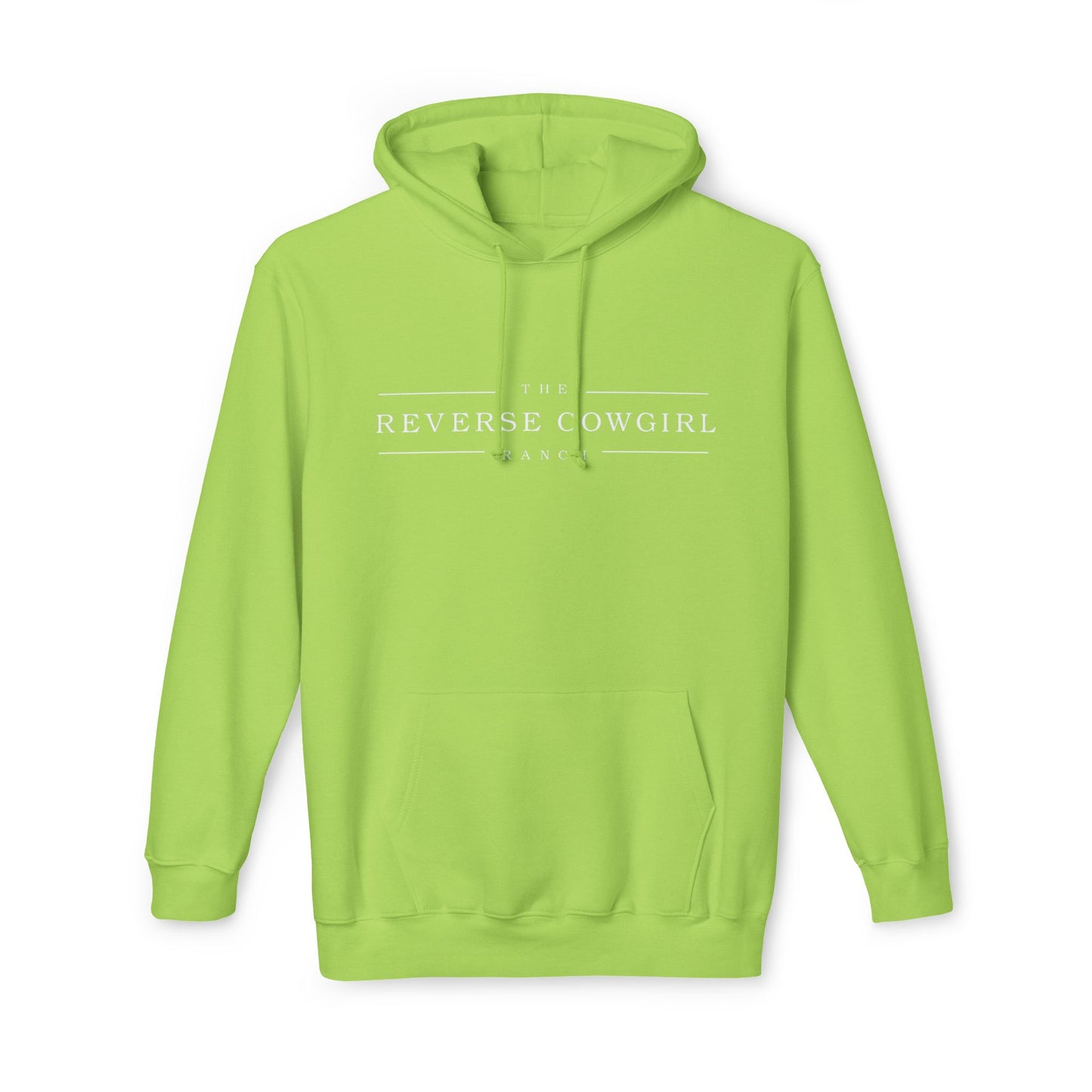 Reverse Cowgirl Ranch Unisex Hooded Premium Sweatshirt - Cozy Western Apparel