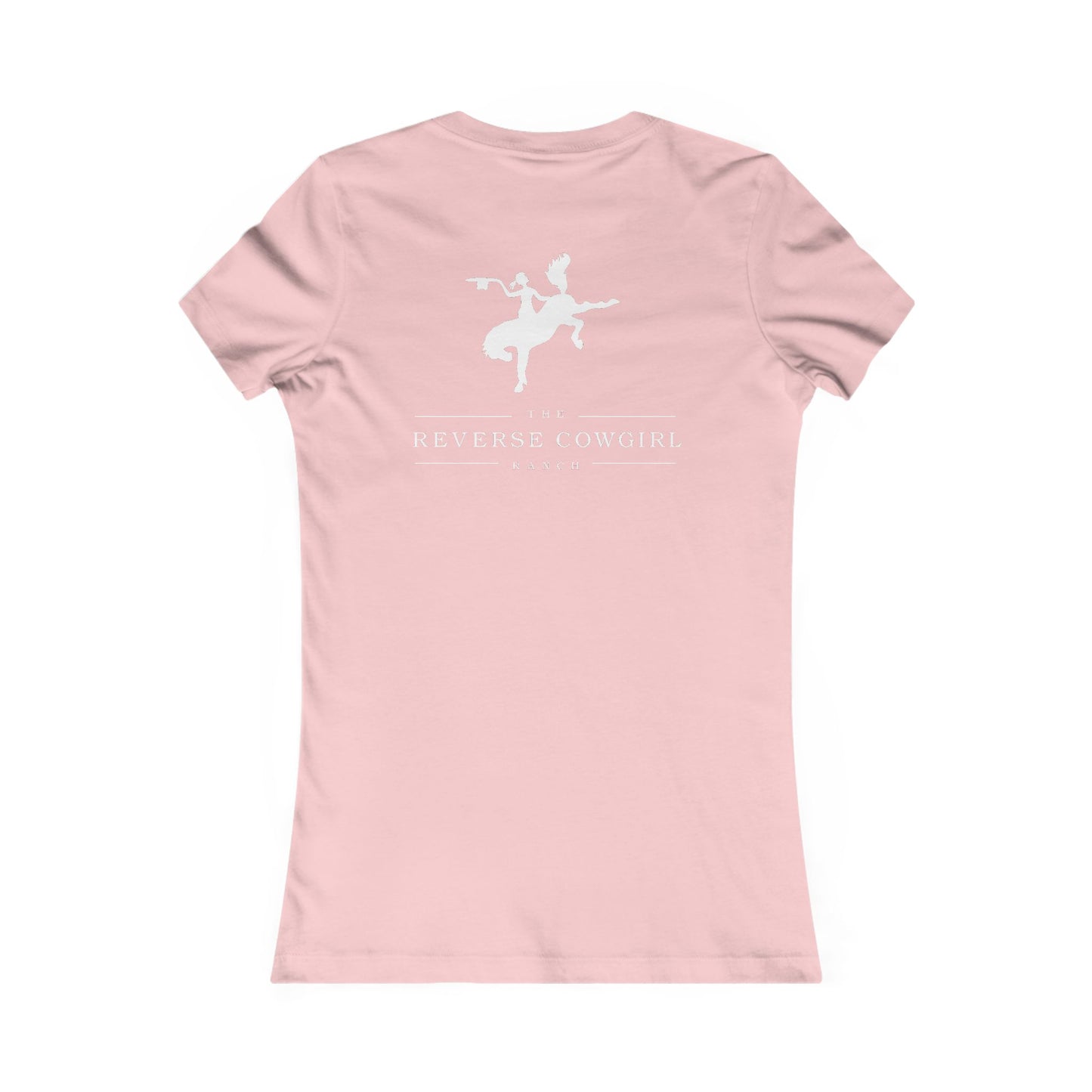 Reverse Cowgirl Ranch Women's Favorite Tee - Text Front