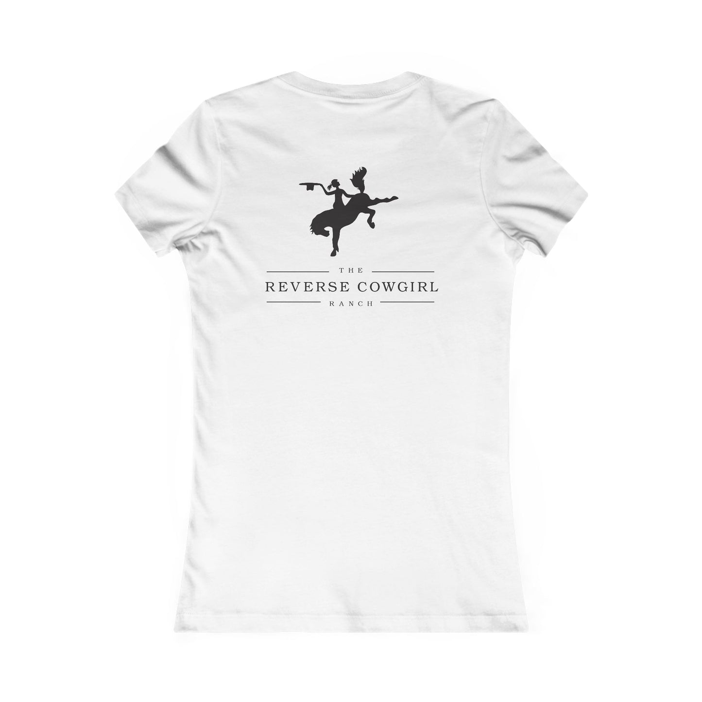 Reverse Cowgirl Women's Favorite Tee - Logo Front