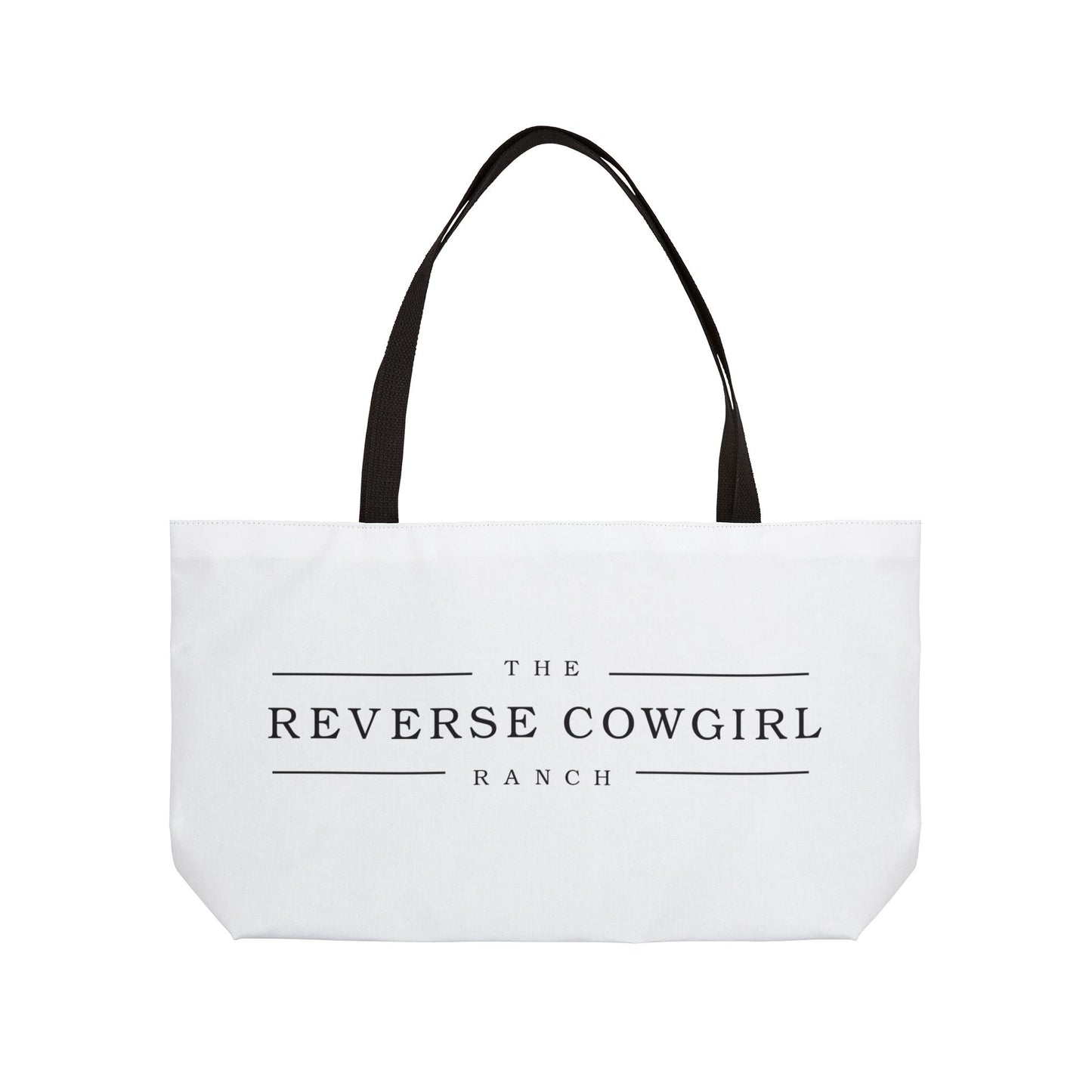 Stylish Reverse Cowgirl Weekender Tote Bag - Perfect for Travel & Outdoor Adventures